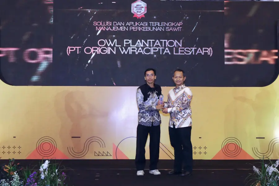 Solusi dan Aplikasi OWL-Plantation Diapresiasi Penghargaan dalam Sawit Indonesia Award 2024