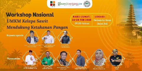 Pelaku UKM Sawit Berkumpul di Bali, Bahas Produk Olahan Pangan
