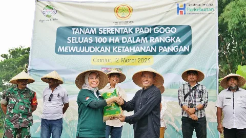 Sinergikan Warisan Leluhur dan Ketahanan Pangan, Astra Agro Tanam Padi Gogo di Cianjur