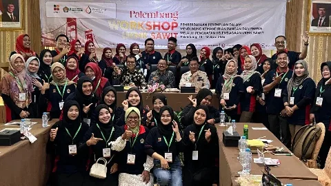 Para Perempuan di Sumsel Dilatih untuk Mandiri Pangan dan Energi