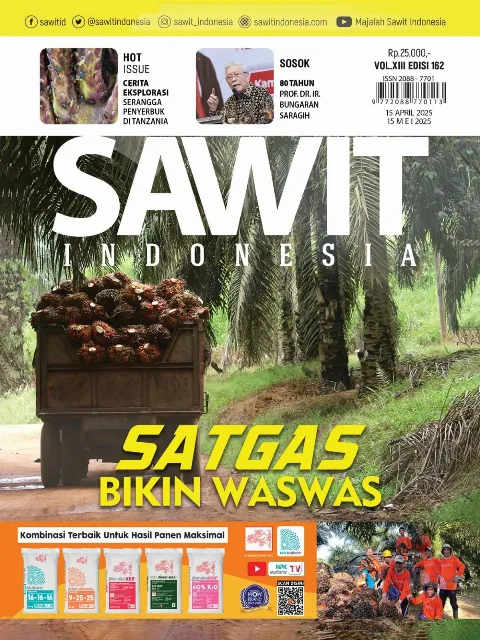 Cover Majalah Sawit Indonesia, Edisi 162