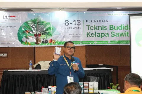 BPI - BPDP - DITJENBUN, KEMBALI SELENGGARAKAN PELATIHAN BUDIDAYA KELAPA SAWIT UNTUK 185 ORANG PEKEBUN SAWIT ASAL KABUPATEN KUANTAN SINGINGI