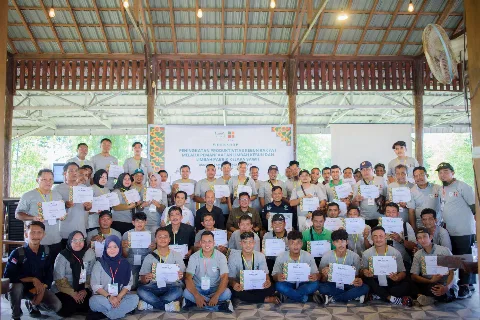 SAMADE Didukung BPDP Adakan Workshop Ajarkan Petani Sawit Olah Limbah Sawit Jadi Pupuk Organik
