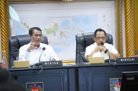Kolaborasi 3 Kementerian Menjaga Produksi Pangan di Musim Kemarau