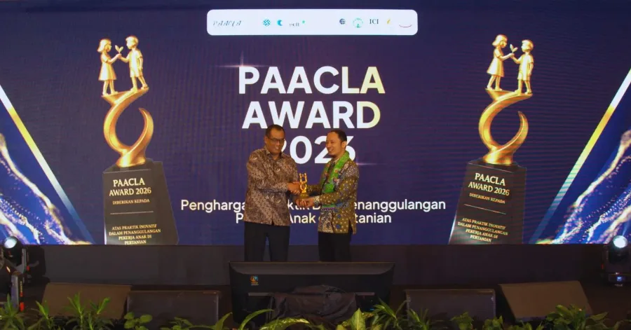 PT Teladan Prima Agro Tbk Raih PAACLA Award 2026 atas Komitmen Mewujudkan Industri Sawit Bebas Pekerja Anak