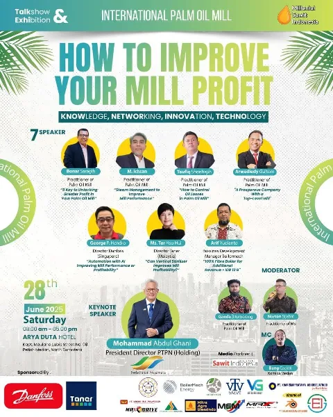 Fokus Bahas Profit & Teknologi: Seminar Pabrik Sawit Internasional Siap Digelar di Medan