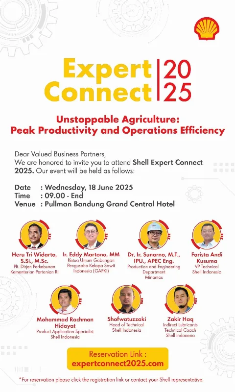Expert Connect 2025 Bahas Produktivitas, Mekanisasi dan Pabrik Sawit, Catat Tanggalnya 18 Juni di Bandung