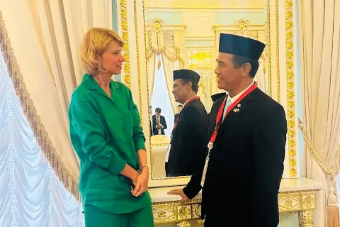 Mentan RI  dan Mentan Federasi Rusia Hahas Investasi Gula Hingga Ekspor CPO