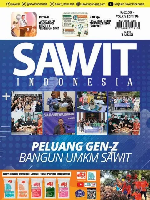Cover Majalah Sawit Indonesia Edisi 176