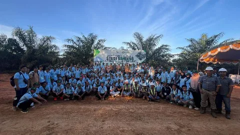 Belajar Praktik Langsung di Kebun, Petani Sawit Kotim Didorong Tingkatkan Produktivitas