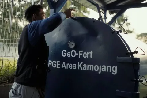 Inovasi Pupuk Organik GeO-Fert Produksi PT Pertamina Geothermal Energy Tbk 