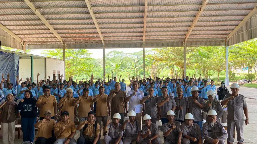 AKPY-BPDP-Ditjenbun Ajak 88 Petani Sawit Kotim Belajar Praktik Panen di Lapangan