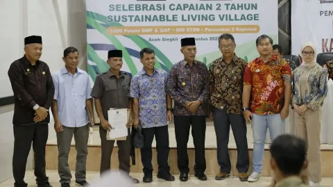 Program SLV di Aceh Singkil Berdampak Nyata Bagi Petani dan Lingkungan