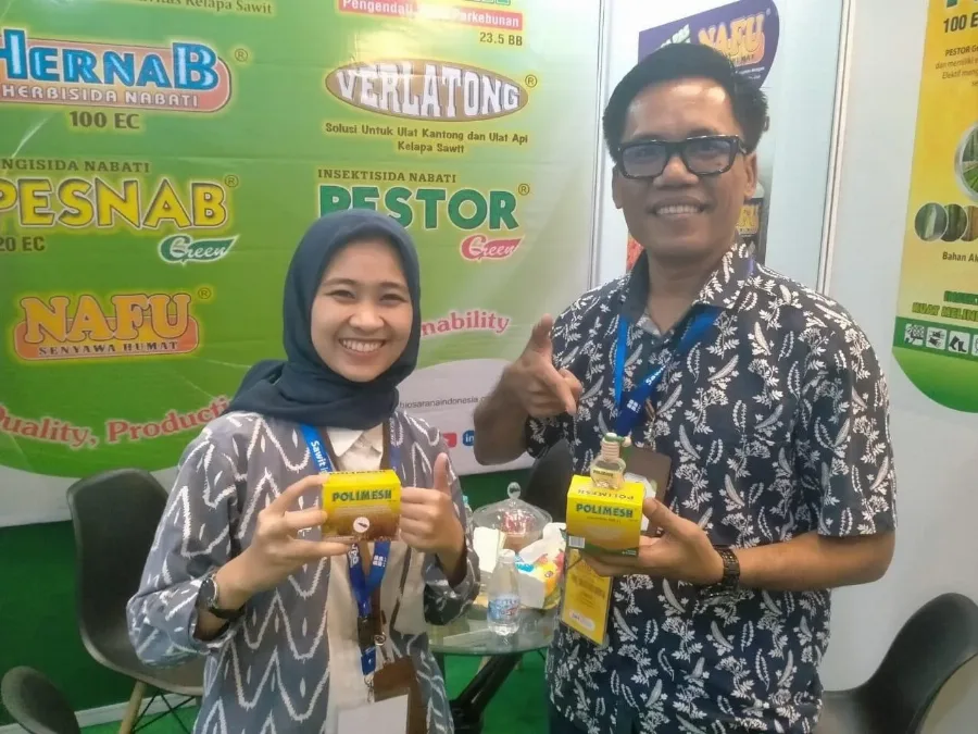 Full Senyum, Pembeli dari Malaysia Borong Produk Polimesh di SIEXPO 2025