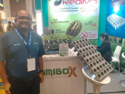 Teknologi Parit Tray Humibox Diorder Pengunjung SIEXPO 2025   