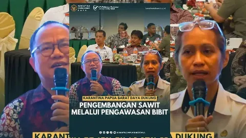 Karantina Papua Barat Daya Dukung Perekonomian Daerah 3T Dengan Kelapa Sawit