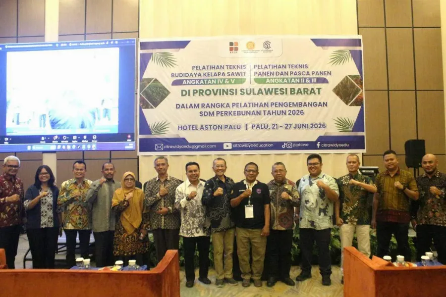 BPDP, Ditjenbun, dan PT Citra Widya Education Tingkatkan Kompetensi Pekebun Sawit Pasangkayu Melalui Pelatihan