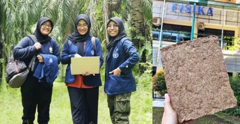 Luar Biasa, Tiga Mahasiswa IPB Produksi Panel Akustik dari Batang Sawit