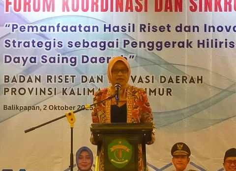 Sekda Kaltim Mendorong Riset Jadi Motor Hilirisasi dan Penguatan Daya Saing Daerah