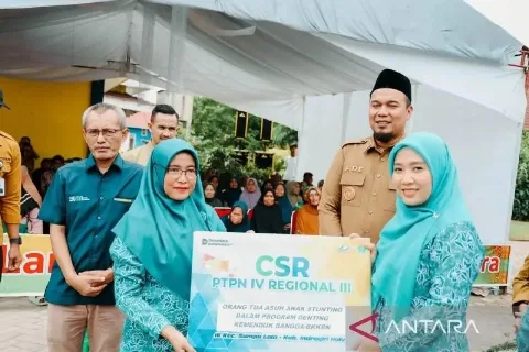 Rp3 Miliar Digelontorkan PTPN IV Regional III untuk Mendukung Pembangunan Berkelanjutan di Inhu