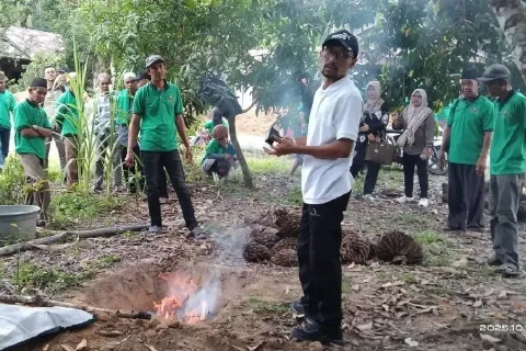 BPDP Dorong Petani untuk Memproduksi Pupuk Hayati Dengan Memanfaatkan Biochar