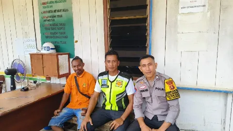 Bhabinkamtibmas Polsek Kaliorang Melaksanakan Giat Sambang di Perusahaan Sawit PT Tridaya