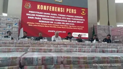 Kejagung Serahkan Rp13,2 Triliun ke Negara dari Kasus Ekspor CPO