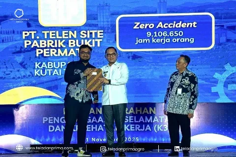 Seluruh Pabrik Pengolahan Kelapa Sawit Entitas Anak Usaha TPA Raih Penghargaan Zero Accident 2025