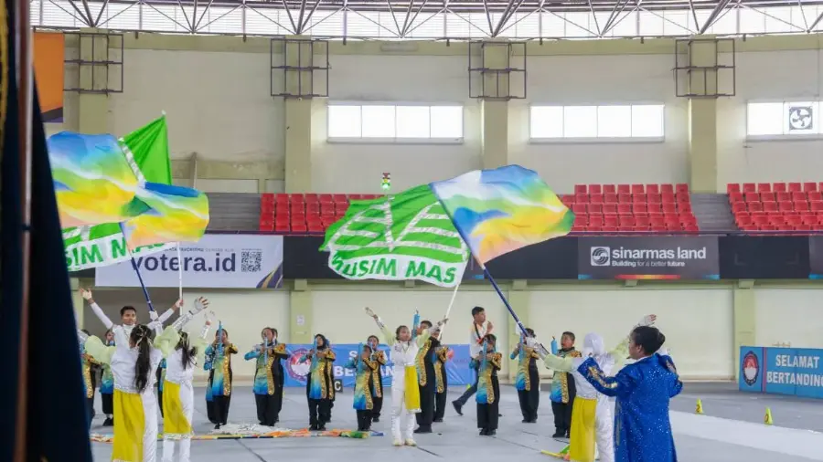 Tim Marching Band dari Yayasan Anwar Karim Berprestasi di GPJB XXI–2025