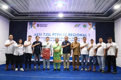 Pemkab Sergai Menerima Bantuan TJSLP dari PT Perkebunan Nusantara IV