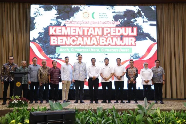Kolaborasi Kementan Dan Stakeholder Himpun Donasi Rp 75 Miliar Untuk Korban Bencana Banjir
