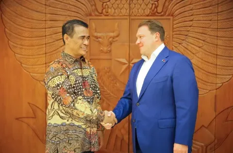 Mentan dan Putra Presiden Belarusia Bahas Kerja Sama Strategis di Sektor Pertanian