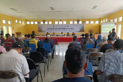 Petani Sawit Swadaya Hadiri Acara Hari Temu Tani di Inhu