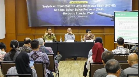 IPOSS: Indonesia Hasilkan 2,5 juta Ton POME , Berpeluang Sebagai Bahan Baku Sustainable Aviation Fuel