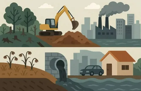 Evaluasi Faktor-Faktor Pemicu Banjir di Indonesia Berdasarkan Data BNPB 2025