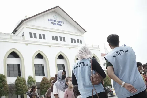 PTPN Group Dirikan Posko BUMN Peduli, Fokus Pemulihan Warga Pascabanjir di Pidie Jaya