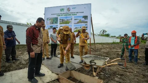 Musim Mas Dukung Pembangunan Ruang Publik Bersama di Kabupaten Deli Serdang