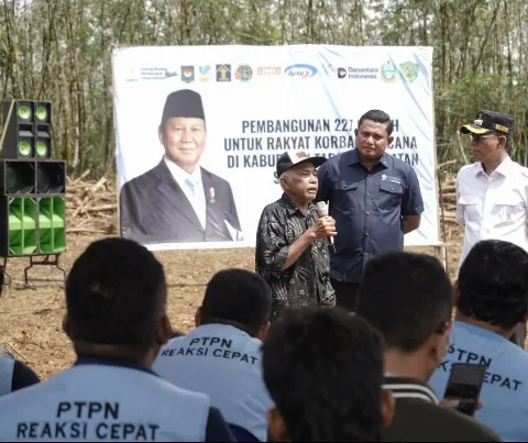 Groundbreaking Hunian Tetap Korban Banjir Batang Toru Dimulai, Pemerintah Gandeng PTPN IV