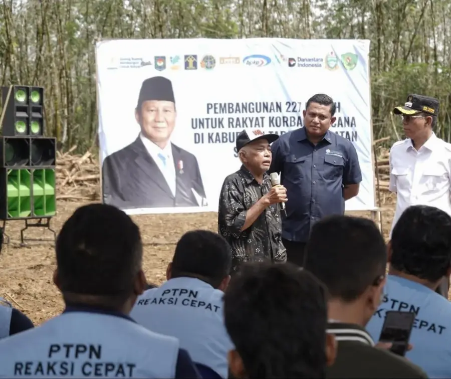 Groundbreaking Hunian Tetap Korban Banjir Batang Toru Dimulai, Pemerintah Gandeng PTPN IV