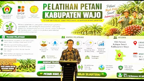 Perubahan Iklim Mengancam Sawit Rakyat, AKPY Bekali 150 Pekebun Wajo Strategi Adaptasi El Niño 2026