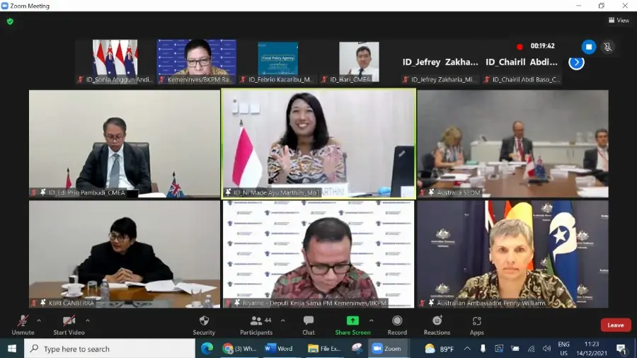The 2nd Indonesia-Australia Senior Economic Officials Meeting: Kolaborasi dalam Memitigasi Risiko COVID-19, Krisis Energi, Inflasi Global, dan Tapering Off the FED Guna Menjaga Momentum Pemulihan Ekonomi