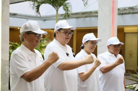 Gema Pulih Lebih Cepat Bangkit Lebih Kuat Semarakkan Perayaan HUT ke-77 Republik Indonesia dan HUT ke-56 Kemenko Perekonomian