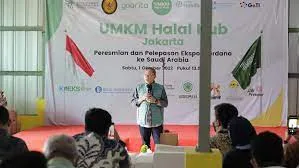 Hadiri Peresmian UMKM Halal Hub dan Pelepasan Ekspor Perdana ke Arab Saudi, Mendag Zulkifli Hasan: RI Akan Buka Hipermarket di Arab Saudi untuk Pasarkan Produk UMKM
