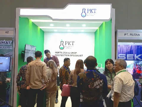 Perusahaan Besar Kelapa Sawit Indonesia Takjub, PKT Berhasil Mengendalikan Ganoderma dan Meningkatkan Produktivitas Sawit Pada Acara SIEXPO 2023 Riau