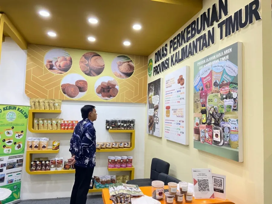 Dinas Perkebunan Provinsi Kalimantan Timur Memperkenalkan Produk-Produk Unggulan Kelapa Sawit dan Kakao di Agro and Food Expo 2024