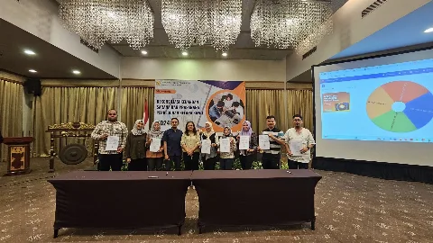 Dinas Pertanian Kabupaten Labuhanbatu Utara Hadiri Bimtek dan Rekonsiliasi Keuangan Kegiatan Sarpras Kelapa Sawit Semester I
