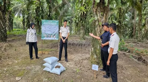 Warga Binaan Lapas Pangkalpinang Hasilkan Pupuk Kompos Sawit dari Fly Ash dan Bottom Asha