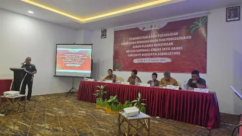 PT Budidaya Agrolestari Menandatangani Perjanjian Kerja Sama Pembangunan dan Pengelolaan Kebun Plasma Kemitraan Dengan Koperasi Binjai Jaya Abadi