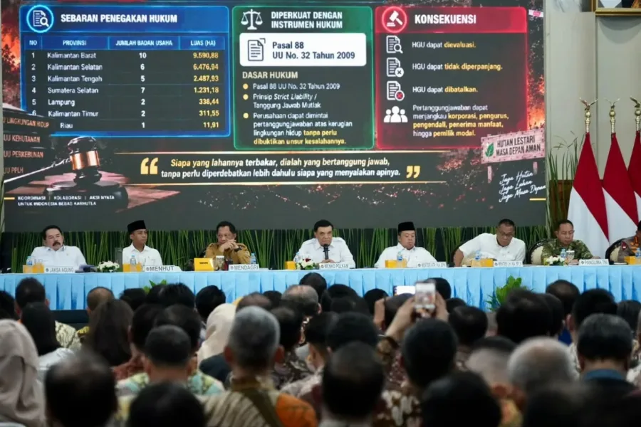 "Bukan Kecelakaan, Ini Pola!": Menko Polkam Ancam Cabut HGU Perusahaan Pembakar Lahan dan Ungkap 138 Tersangka Karhutla