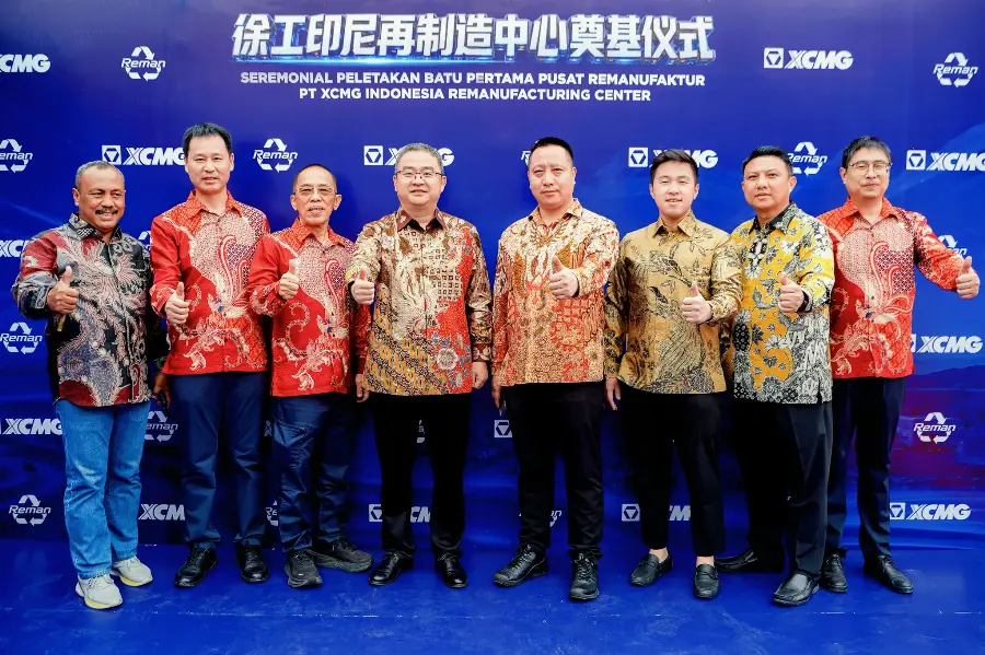 Perkuat Lokalisasi, XCMG Groundbreaking Pusat Remanufaktur Komponen di Balikpapan